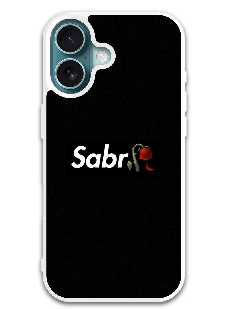 Theodor Protective Case Cover For APPLE IPHONE 16 Sabr (White Bumper) - Image 1