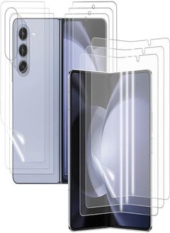 UEEBAI Screen Protector for Samsung Galaxy Z Fold 5 5G, [3 Packs ] [Full Coverage] [Soft] HD Clear Film [Case Friendly] Touch Sensitive Easy Install Anti Scratch Protective Screen -HD transparent