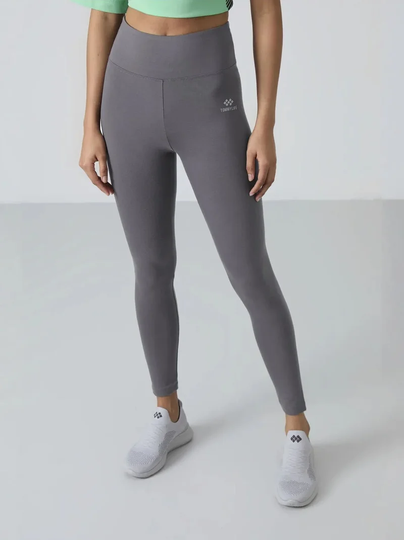 تومي لايف TOMMY High-Waist Cotton Elastane Leggings