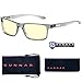 Gunnar Blue Light Reading Glasses Blocks 65 Blue Light Vertex Gray Crystal Amber Tint Pwr 10 - Image 1