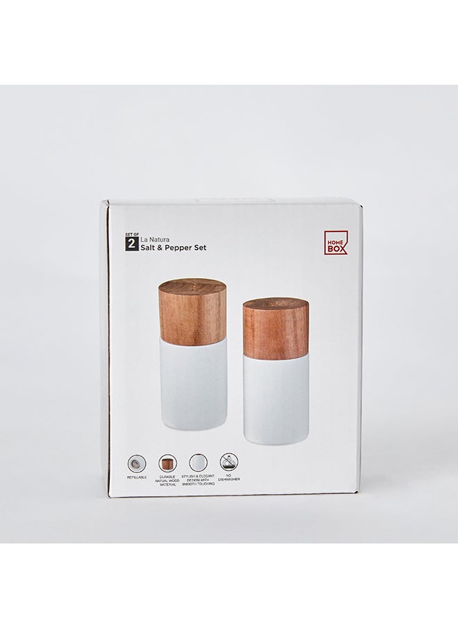 Home Box La Natura Salt and Pepper Set 10.4 x 5.4 x 12.1 cm  - Image 5