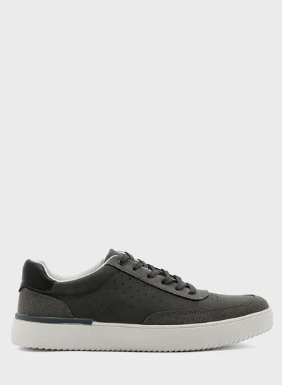 Robert Wood Brogue Detail Casual Sneakers
