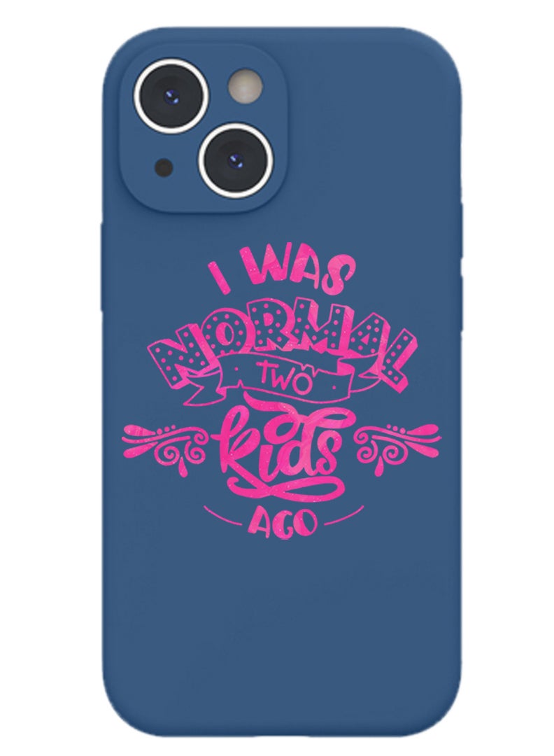 Theodor Protective Slim Fit Case Liquid Silicone Cover with Full Body Protection Anti-Scratch Shockproof Case For iPhone 15 Plus Blue  - Unicorn copy - Image 1