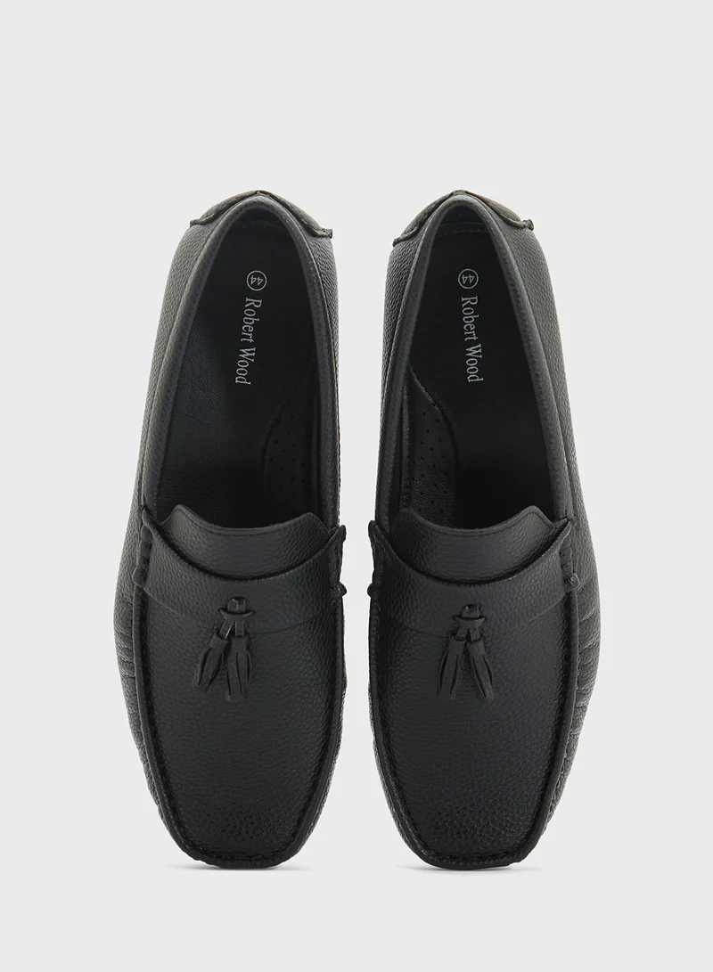 Robert Wood Tassel Detal Loafers