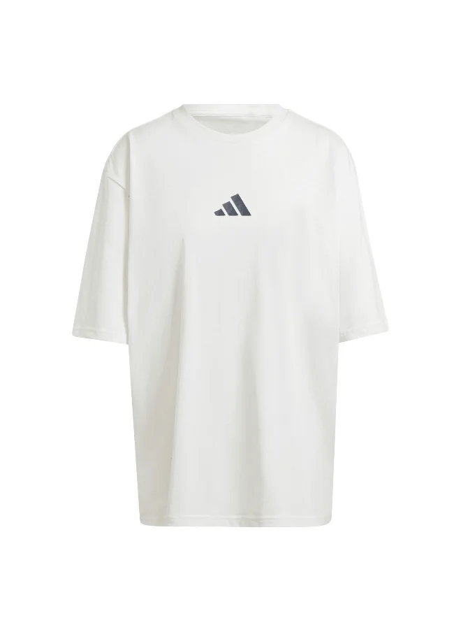 اديداس adidas W Str G T Beige Training T-Shirts 3XS