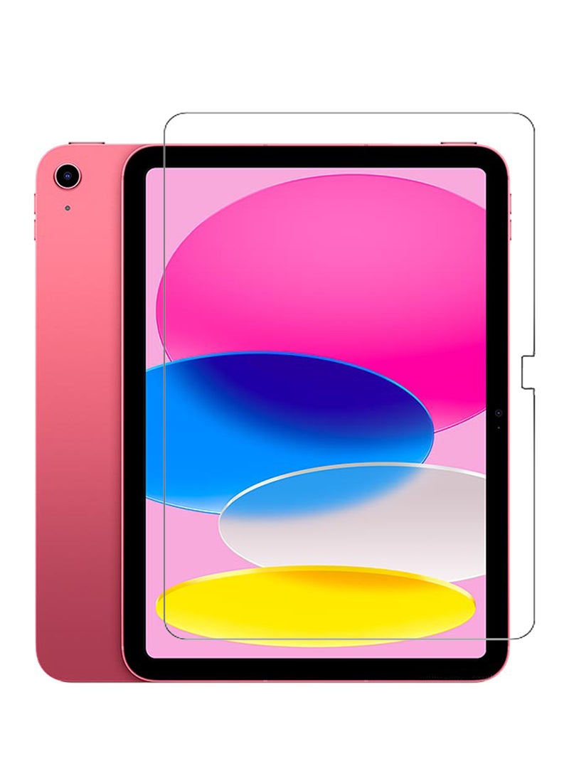 واقي شاشة زجاجي لجهاز Apple ipad 10th Gen 10.9 بوصة 2022 - Image 1