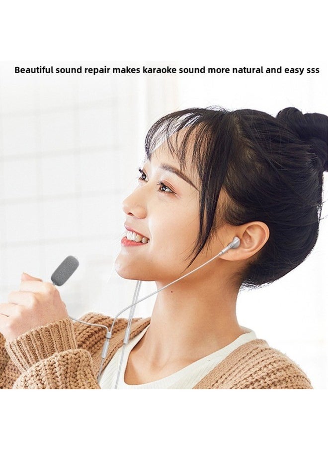 Generic - SK7 Sound Card Wired Headset Comes With Ear Return For Huawei Apple 15 Reverb Sound Effect Game 7.1 Channel-Color:SK7 Black - Image 1