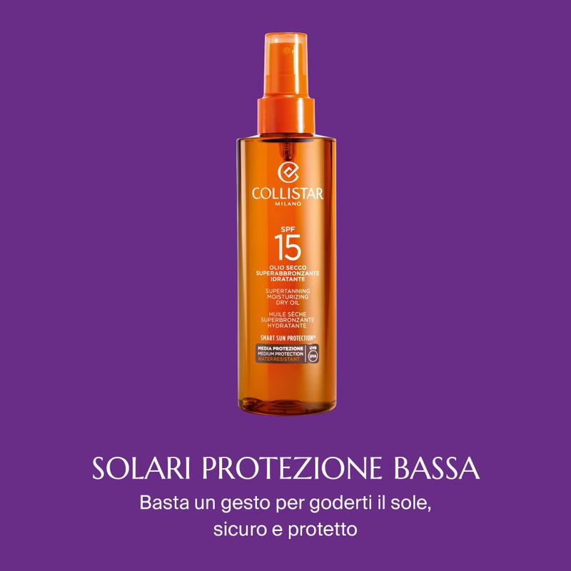 Collistar Speciale Abbronzatura Perfetta Olio Secco Superabbronzante Idratante 6.8oz (200ml) SPF15 - Image 3