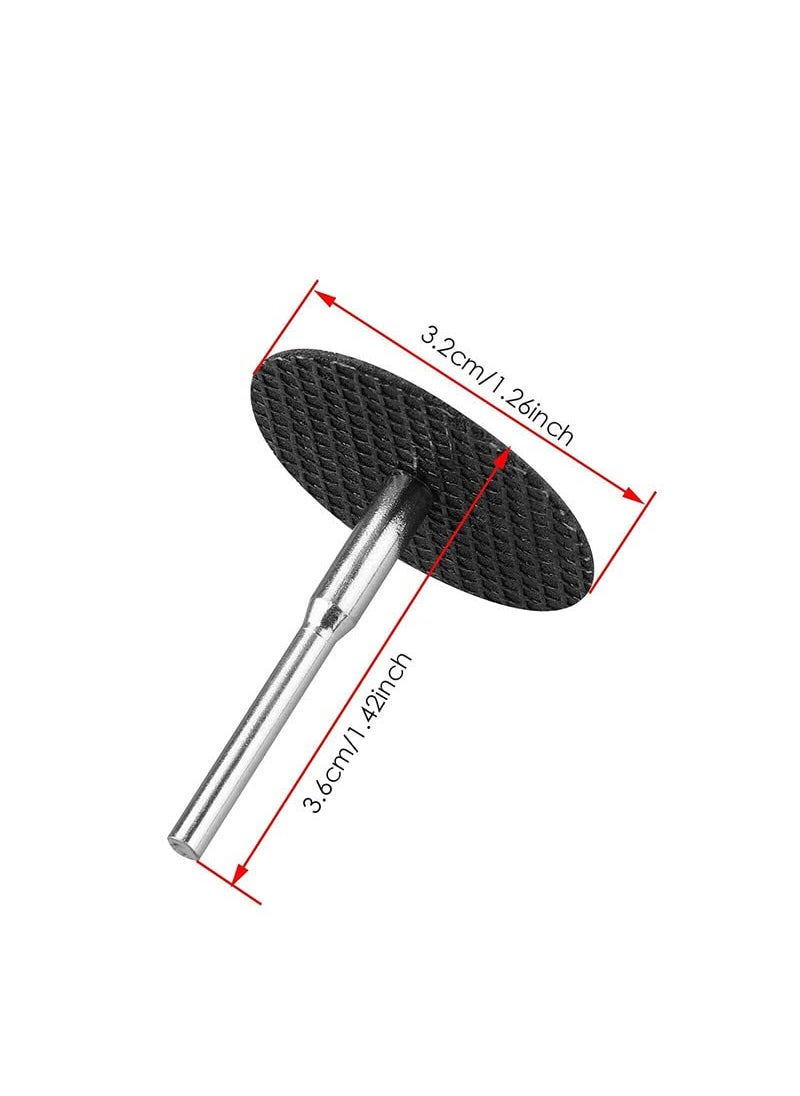DIY Crafts DIY Crafts Pack Of 20 Pcs Multi 2 Pcs MandrelConnecting Shank Abrasive 32mm Metal Cutting Disc Grinder Rotary Tool Kit Resin CirculPack Of 20 Pcs Multi 2 Pcs MandrelConnecting Shank  - Image 4