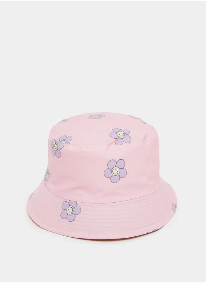 ستايلي Styli Floral Printed Bucket Hat