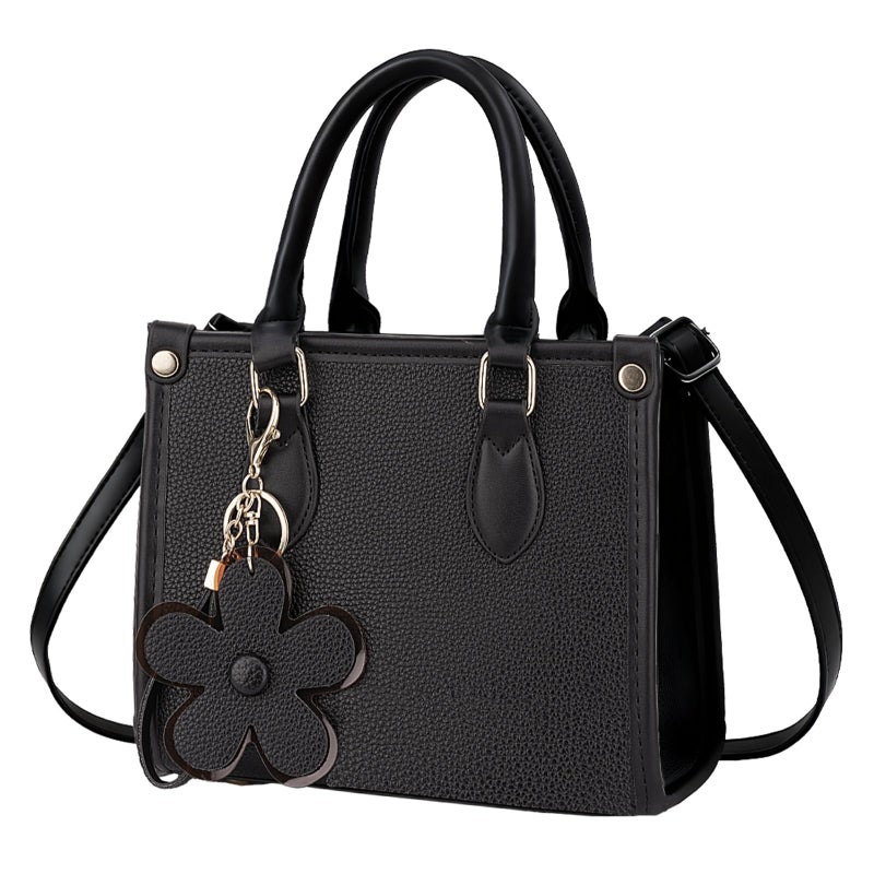Jeniulet Small Crossbody Bags for Women Mini Leather Shoulder Purses Tote Handbags with Adjustable Strap 8.3â€Lx3.9â€Wx7.1â€H - Image 1