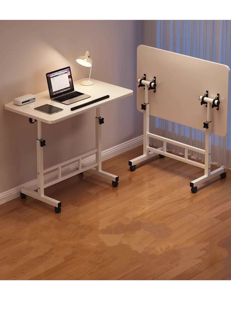 80 * 40cm قابلة للرفع التعلم مكتب الكمبيوتر مكتب محطة العمل للطلاب المنزلية مكتب يمكن تعديل الارتفاع 65-87cm، القرص القابل للطي 0-180 درجة قابلة للقلب - Image 1