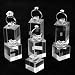 Zyghjort 7 Pcs Clear Ring Holder Crystal Acrylic Cube Ring Display Stand for Jewelry Showcase Engagement Wedding Rings Perfect for Store Countertop Photography and Gift Presentation - Image 2