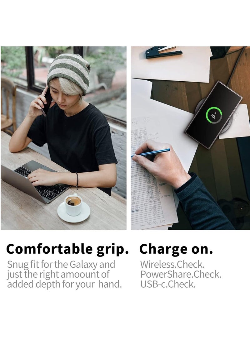 MIGOFAST Magnetic Case for Samsung Galaxy S22 Plus 5G Compatible with MagSafe Shockproof Protective Phone Cover Non Yellowing Hard Clear PC Back Clear - Image 5