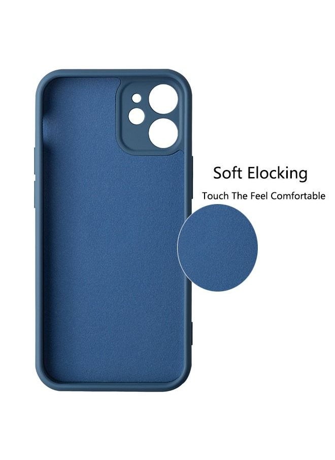 انت - جراب Apple iPhone14 Pro Max ، TPU ناعم ومقاوم للصدمات مع حلقة إصبع ، غطاء واقٍ لكاميرا الشاشة لكامل الجسم ، بطانة ناعمة من الألياف الدقيقة المضادة للخدش 6.7 بوصة (أزرق) - Image 1