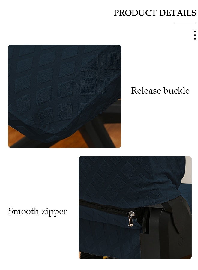 DUNISO Gaming Chair Covers Stretch Washable Computer Chair Slipcovers Ergonomic Gaming Chair Stretch Protector Slipcover with Armrests Cover for Armchair, Swivel Chair, Gaming Chair,Computer boss Chair - Image 3