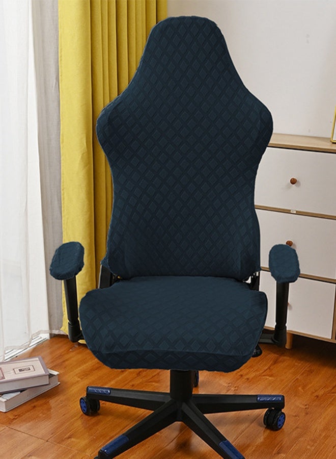 DUNISO Gaming Chair Covers Stretch Washable Computer Chair Slipcovers Ergonomic Gaming Chair Stretch Protector Slipcover with Armrests Cover for Armchair, Swivel Chair, Gaming Chair,Computer boss Chair - Image 5