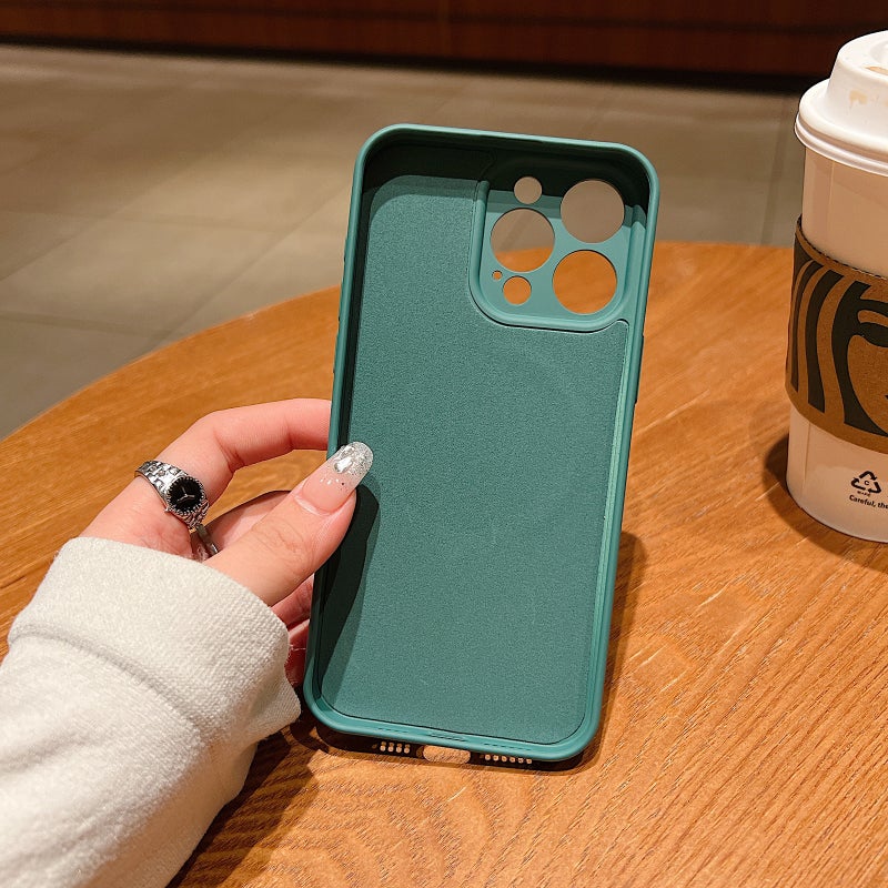 erorex For iPhone 17 Pro Max Solid Color Liquid Silicone MagSafe Magnetic Phone Case(Grass Purple) - Image 3