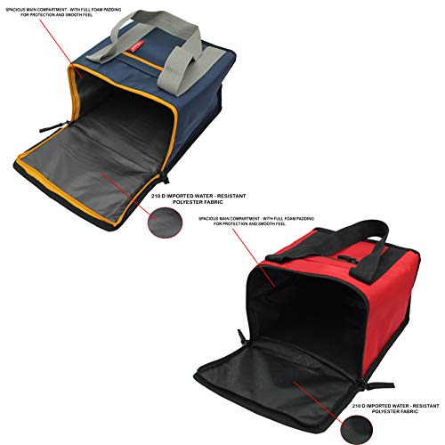 Sfane Men & Women Red & Blue Combo Office Lunch/Tiffin Bag (Red & Blue) - Image 5