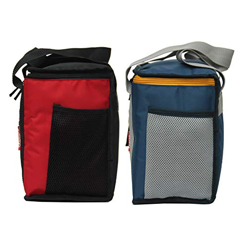 Sfane Men & Women Red & Blue Combo Office Lunch/Tiffin Bag (Red & Blue) - Image 4