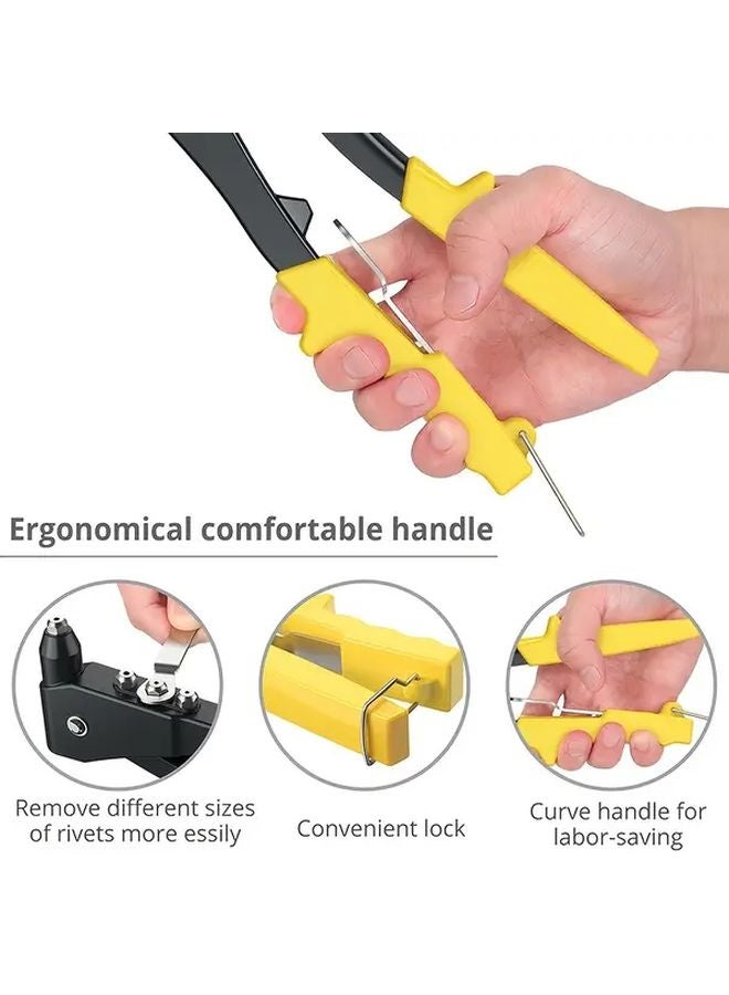 Yellow Labor Saving Manual Rivet Gun Pull Core Rivet Pliers - Image 5