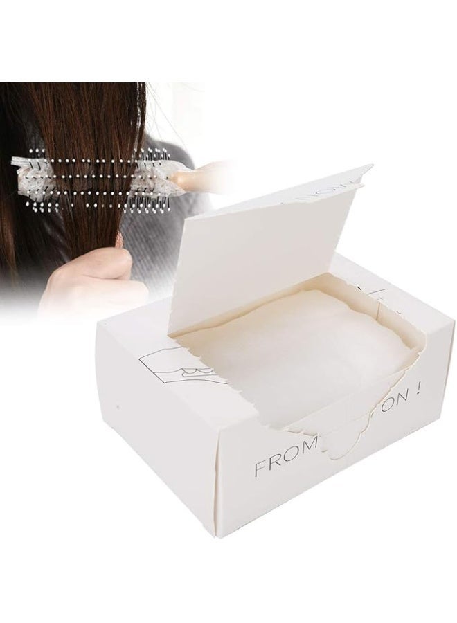 Hair Brush Cleaning and Wrapping Wipes – Pack of 50 - Image 1