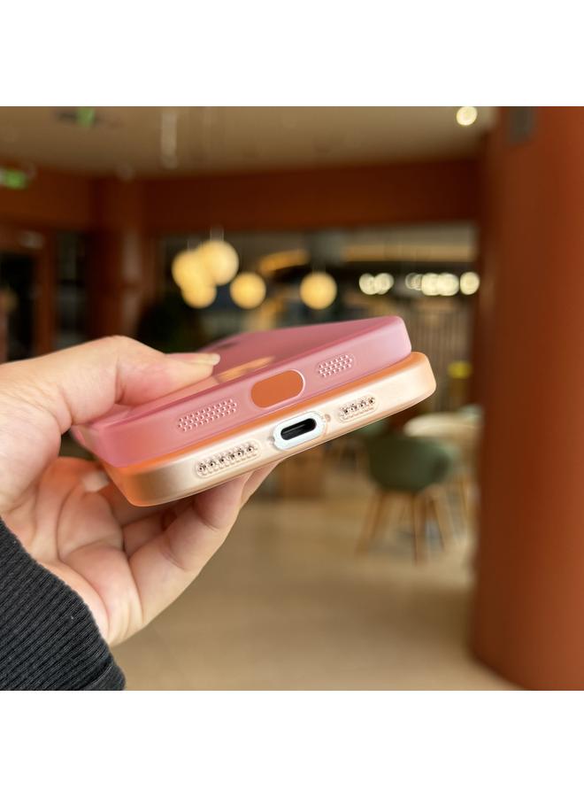 S-TOP Case For iPhone 15 Soft Sandy Skin Feel Translucent PC Phone Case - Image 5