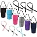 Lauwell Lauwell 6 Pieces 30oz Tumbler Carrier Holder Pouch with Shoulder Strap Reusable Cup Holder Pouch Neoprene Insulator Cup  - Image 2