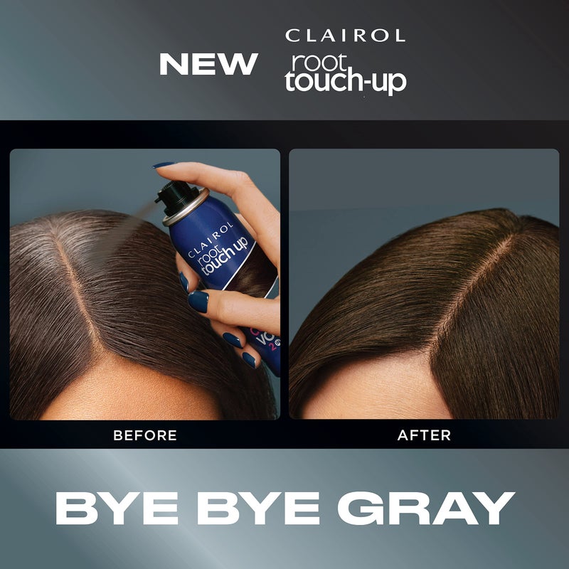 CLAIROL سبراي كليرول لتلوين الجذور + الحجم 2 في 1 مؤقت، لون شعر بني فاتح، عبوة 1 - Image 2