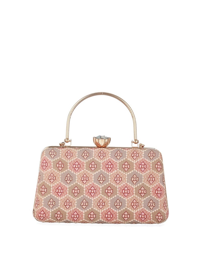 Priyaasi Embroidered Box Clutch  - Image 4