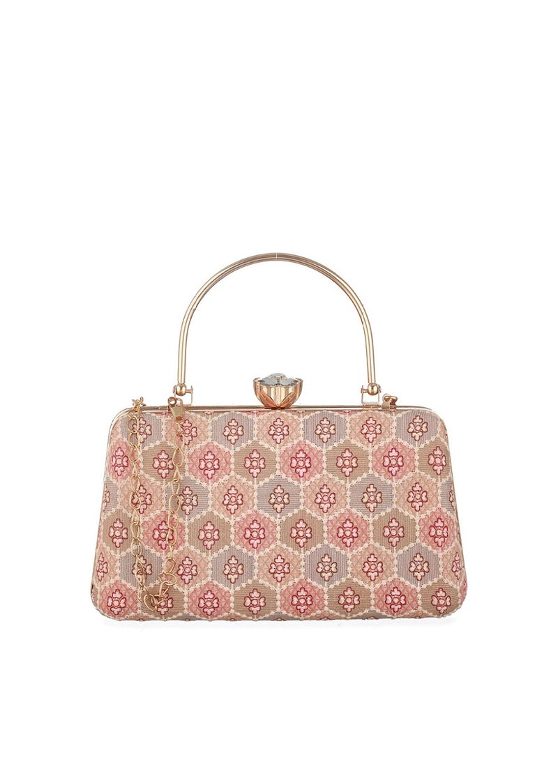 Priyaasi Embroidered Box Clutch  - Image 2