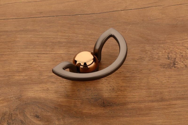 HARMONUS Knobs for Drawer & Cabinets Set Knob,Black Satin - Rose Gold Wardrobe Kitchen Door Pull Handle Knobs Square Shape Drawer Knob - (KNOBS-194- Pack of 2) - Image 5
