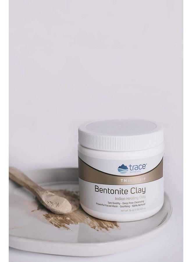 تراس مينيرالز طين البنتونيت المعدني النزر - دعم عميق لتنظيف البشرة - قناع طيني للجسم والوجه - أساسيات العناية بالبشرة لدعم نعومة البشرة والمساعدة في مكافحة الشوائب - دعم إزالة الزيوت الزائدة - 16 أونصة - Image 4