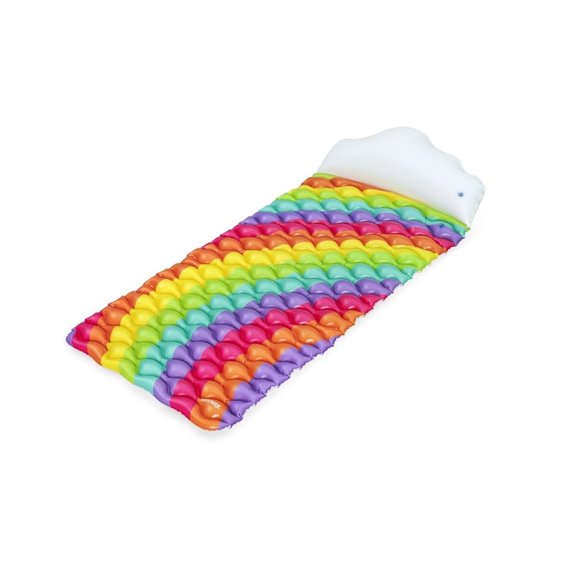 بست واي سجادة قوس قزح عائمة قابلة للنفخ 216x80 سم - 44107 - Image 1