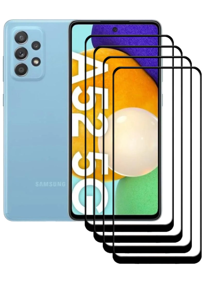 ACLIX 4 Pieces Antistatic ESD Dustproof Premium Quality High Definition Tempered Glass Screen Protector Designed For Samsung Galaxy A52 5G - Image 1