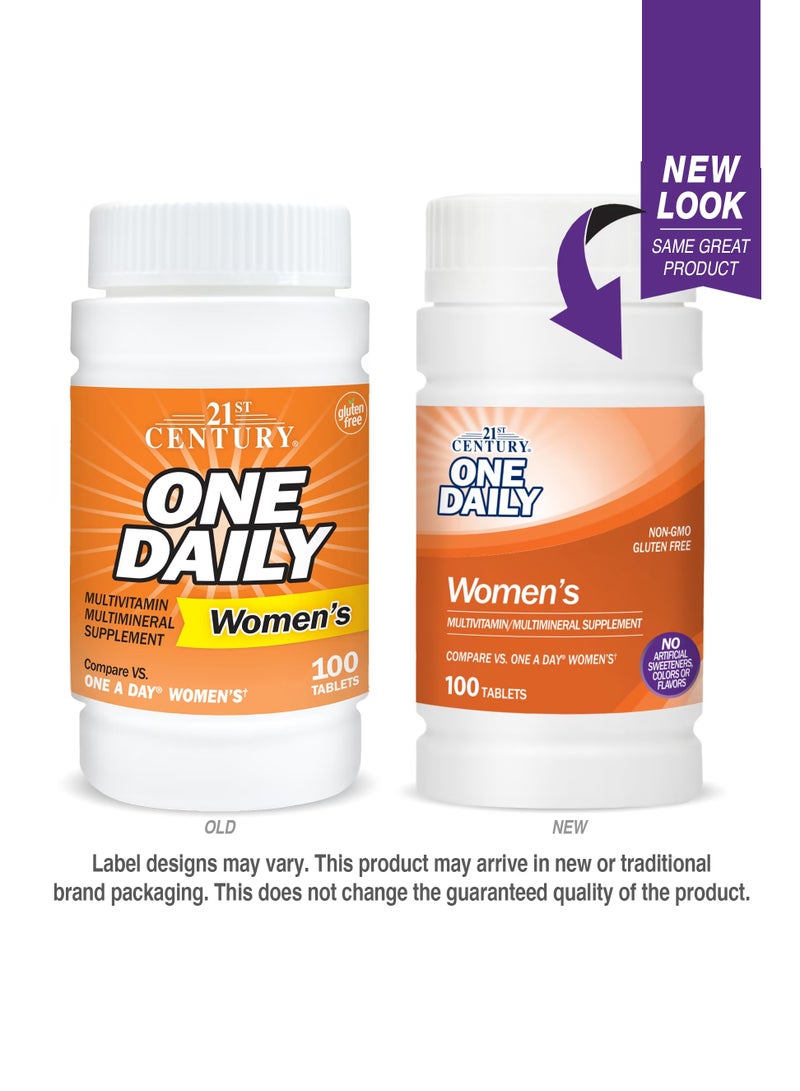 21st Century One Daily 50+ Multivitamin Multimineral Supplement - 100 Tablets - Image 3