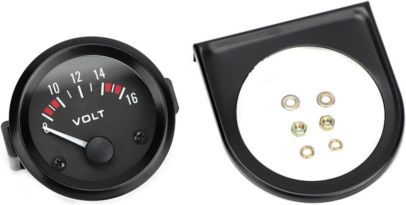 Cryfokt 12V Car Voltmeter, 2 Inch High-Sensitivity Gauge with Clear Numbers - Image 1