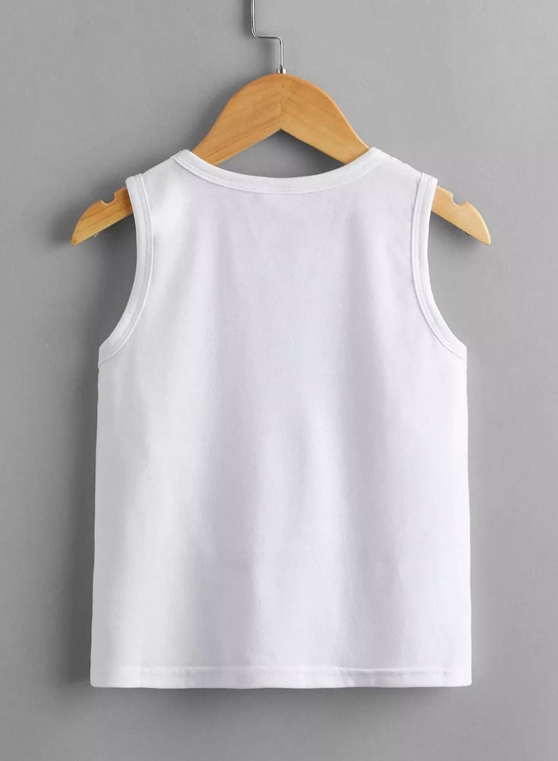 Toddler Boys Solid Tank Top  - Image 2