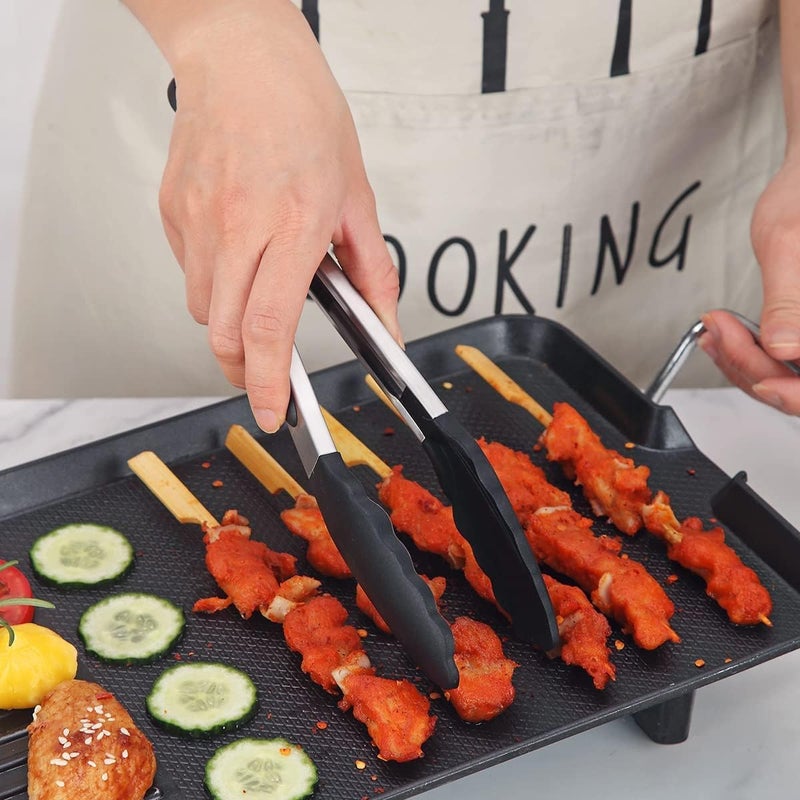 Apexx 6Piece Silicone Spatula Set Heat Resistant NonStick Flexible BPAFree Kitchen Utensils for Cooking Baking Mixing Icing with Seamless OnePiece Design Black - Image 3