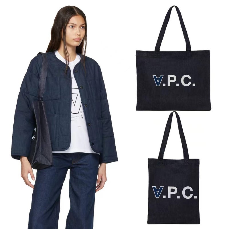 Japanese Korean Apc Tote Bag Shoulder Bag Handbag Shopping Bag Handbag Tote Large Capacity Lunch Bag - Image 5