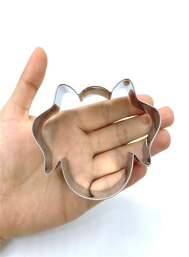 LILIAO Dog Face Cookie Cutter for Homemade Dog Biscuit Treats - 4 x 2.7 inches - Stainless Steel - Image 2