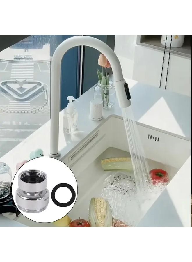 360 Degree 16 22mm Faucet Copper Adapter Water Tap Aerator Connector - Image 3