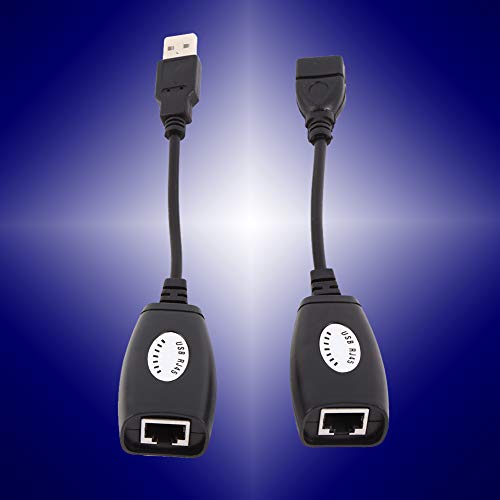 Ashata USB to RJ45 Adapter,USB 2.0 to RJ45 Ethernet Extension Extender Network Adapter Cable Wired LAN Ideal for Use with USB Cameras, Printers, Web Cameras, Keyboard, Mouse Extensions - Image 3