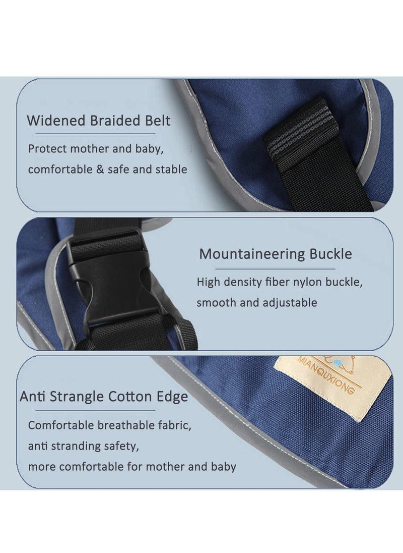 Generic - Toddler Carrier, Portable Adjustable Child Sling, Ergonomic One Shoulder Labor Saving Polyester Half Wrapped Toddler Sling with Anti-Slip Particles, for6-36 Months - Image 1
