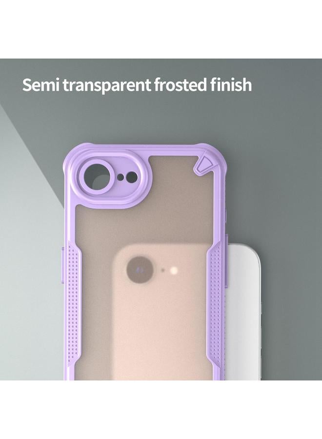 S-TOP Case For iPhone 16e Armor Glaze PC Hybrid TPU Phone Case - Image 5