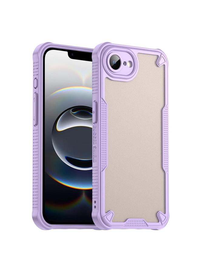 S-TOP Case For iPhone 16e Armor Glaze PC Hybrid TPU Phone Case - Image 1