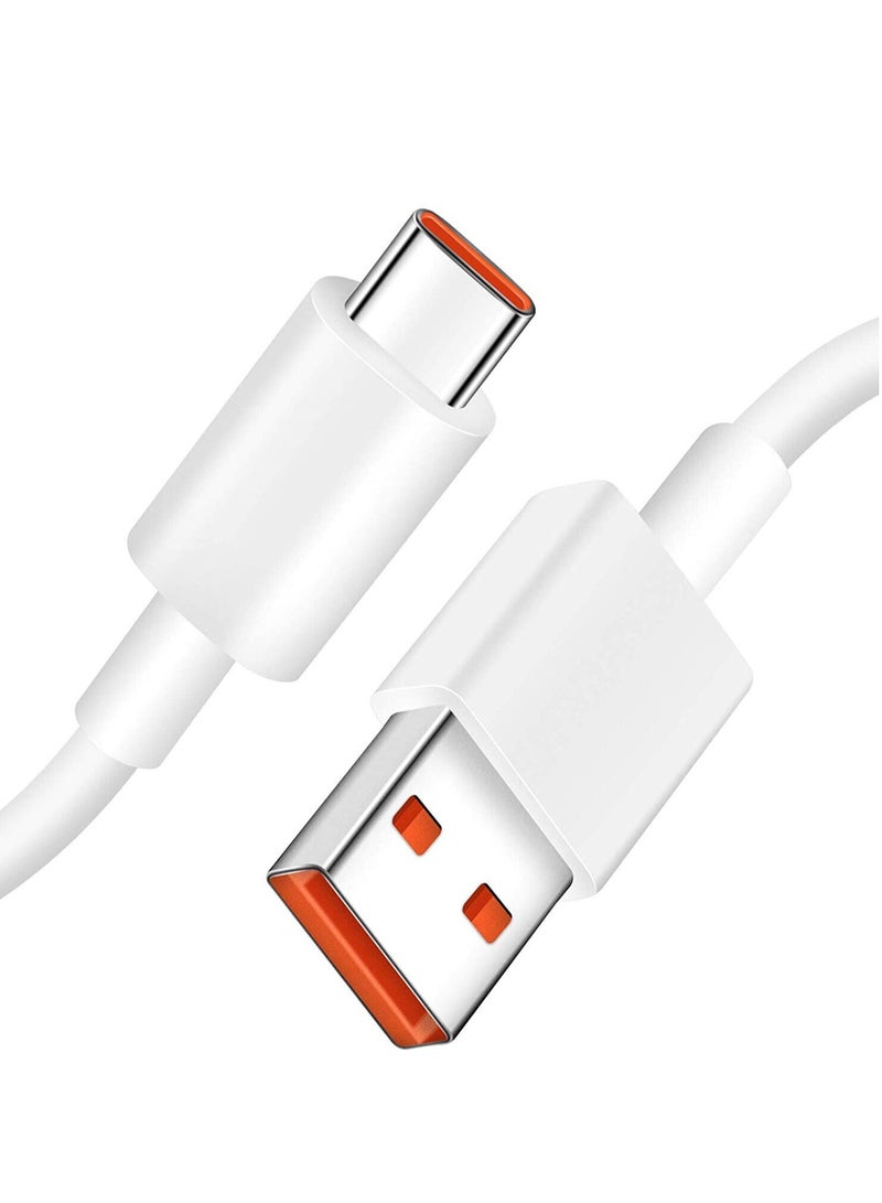 For Xiaomi Poco Redmi Note 11s 10 M4 Pro 13 Pro Type c USB-C Data Fast Charging Cable White - Image 1