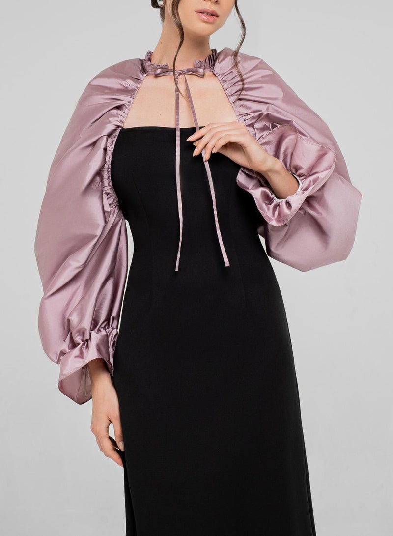CHASE Puff Sleeve Cut Out Maxi Dress - Image 3
