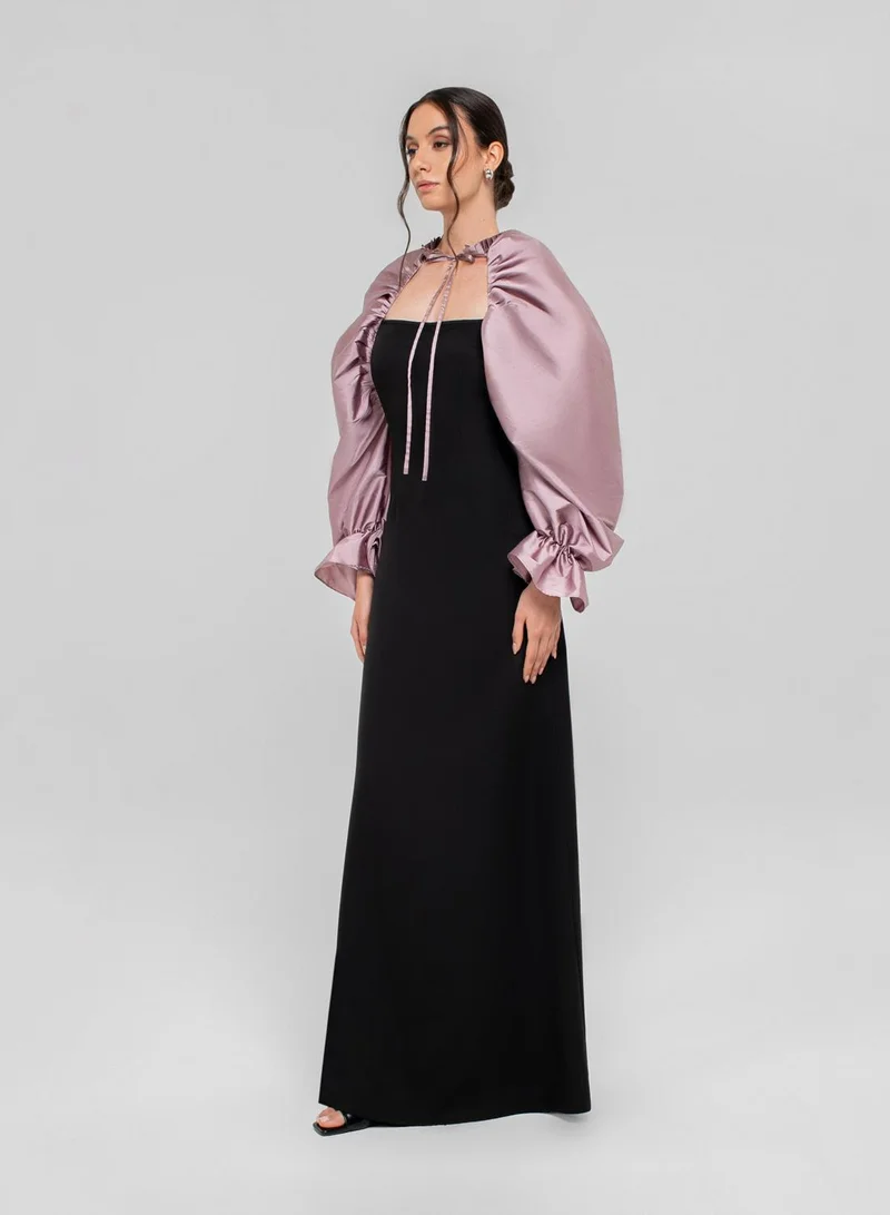 CHASE  Puff Sleeve Cut Out Maxi Dress for Women | Best Price UAE