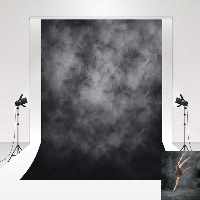 Kate 5x7ft15x22m Medium Grey Portrait Backdrop Headshot Background Gray Texture Fabric Photography Studio Props